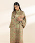 2 Piece - Printed Satin Suit